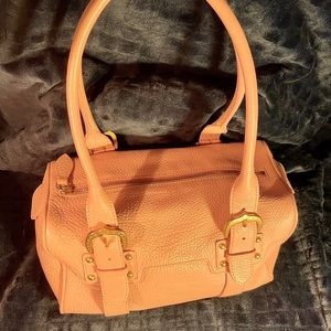 Pink Leather Dooney and Bourke Handbag